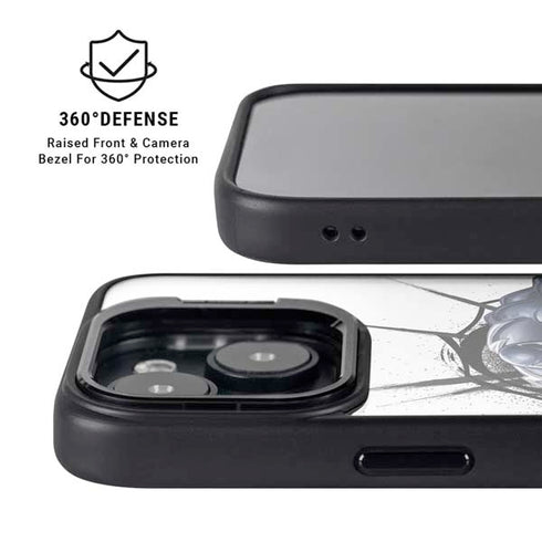 Marvel Venom Reaching Forward iPhone 16 Kickstand Case