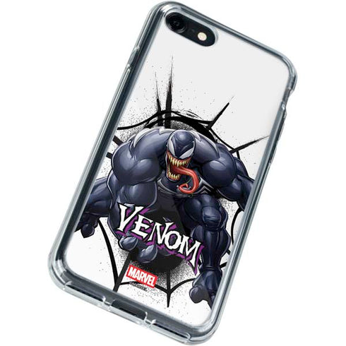Marvel Venom Reaching Forward iPhone SE (2nd & 3rd Gen) Clear Case