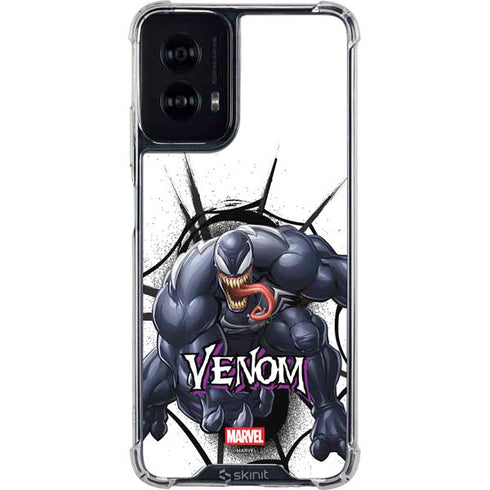 Marvel Venom Reaching Forward Moto G Power 5G (2024) Clear Case