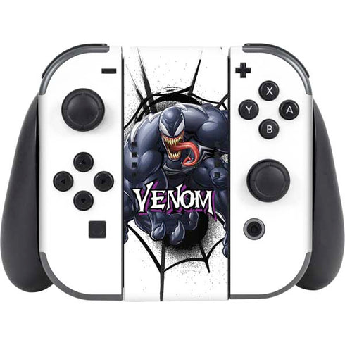 Marvel Venom Reaching Forward Nintendo Switch (2017-2021) Joy-Con Controller Skin