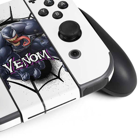 Marvel Venom Reaching Forward Nintendo Switch Bundle Skin