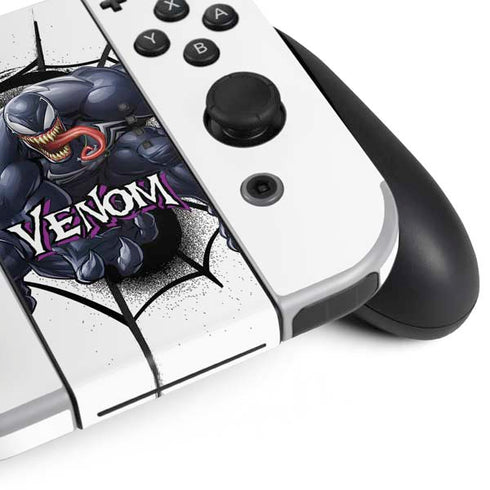 Marvel Venom Reaching Forward Nintendo Switch OLED (2021) Skin