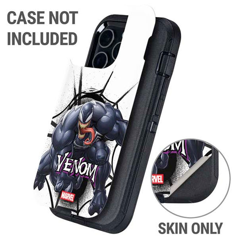 Marvel Venom Reaching Forward Otterbox Defender iPhone Skin