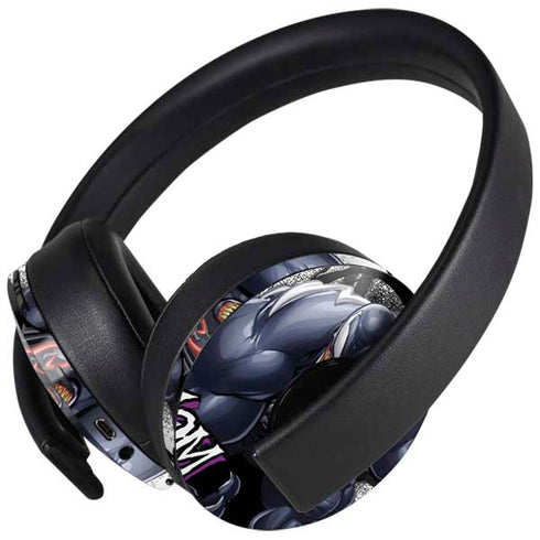 Marvel Venom Reaching Forward PlayStation 4 Gold Wireless Headset Skin