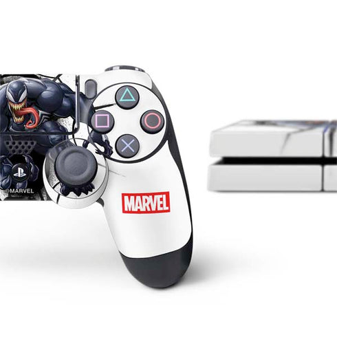 Marvel Venom Reaching Forward PS4 Console and Controller Bundle Skin