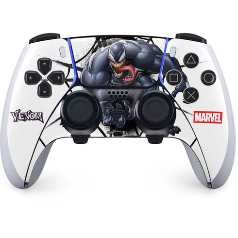 Marvel Venom Reaching Forward PS5 DualSense Edge Pro Controller Skin