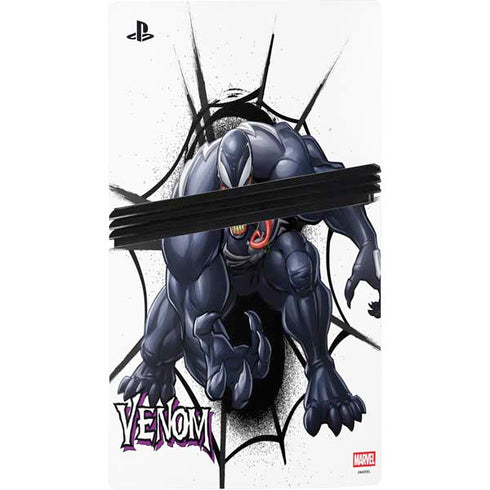 Marvel Venom Reaching Forward PS5 Pro Disk Console Skin