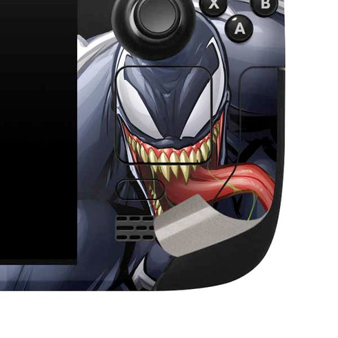 Marvel Venom Reaching Forward Steam Deck Handheld Gaming Computer Skin