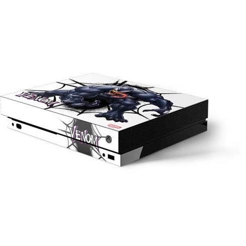 Marvel Venom Reaching Forward Xbox One X Console Skin