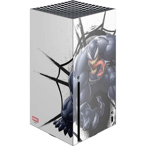 Marvel Venom Reaching Forward Xbox Series X Console Skin