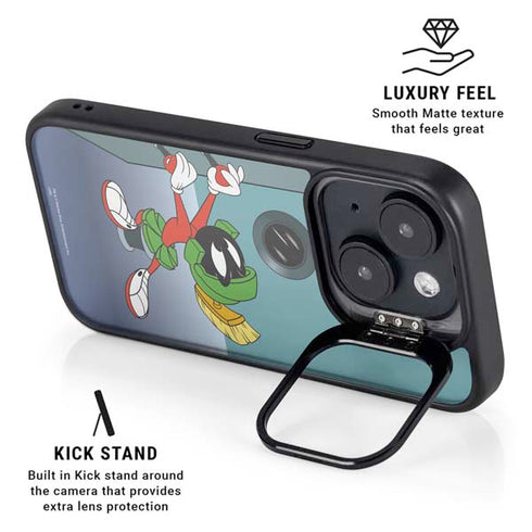 Looney Tunes Marvin iPhone 15 Plus Kickstand Case