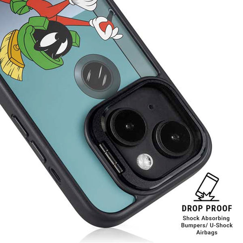 Looney Tunes Marvin iPhone 15 Plus Kickstand Case