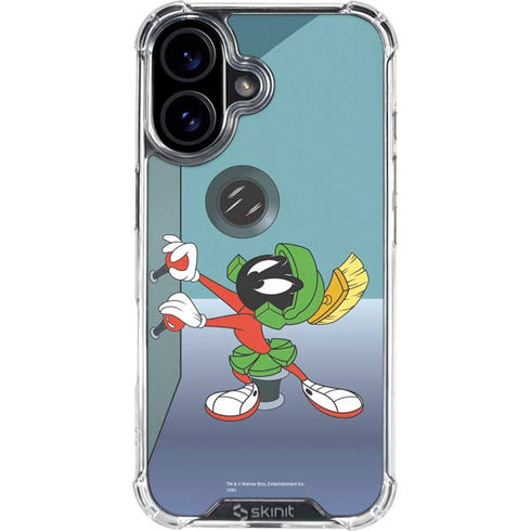 Looney Tunes Marvin iPhone 16 Plus Clear Case