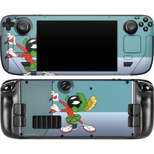 Looney Tunes Marvin Steam Deck Handheld Gaming Computer OLED Skin
