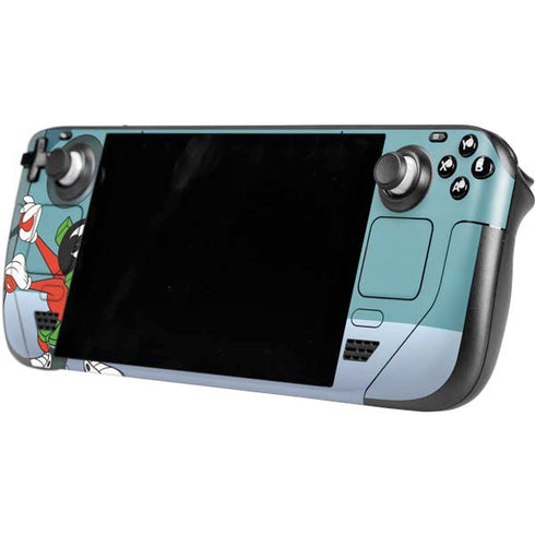 Looney Tunes Marvin Steam Deck Handheld Gaming Computer OLED Skin