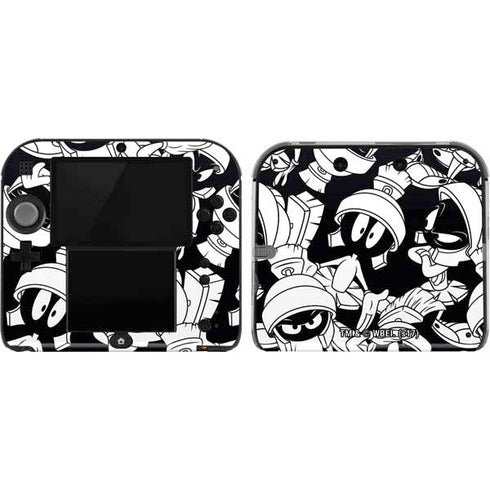 Looney Tunes Marvin Super Sized Pattern Nintendo Skins