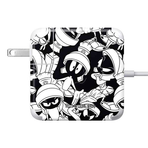 Looney Tunes Marvin Super Sized Pattern 85W Power Adapter (15 and 17 inch MacBook Pro Charger) Skin