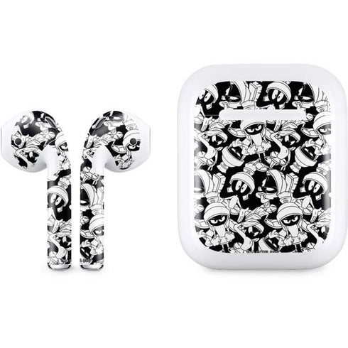 Looney Tunes Marvin Super Sized Pattern Apple AirPods Skin