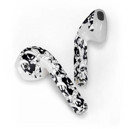Looney Tunes Marvin Super Sized Pattern Apple AirPods Skin