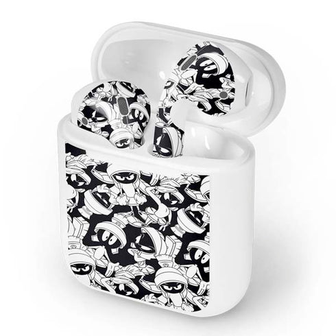 Looney Tunes Marvin Super Sized Pattern Apple AirPods Skin