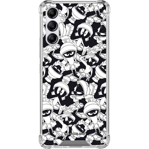 Looney Tunes Marvin Super Sized Pattern Gabb Phone 4 Clear Case