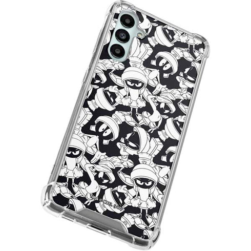 Looney Tunes Marvin Super Sized Pattern Gabb Phone 4 Clear Case