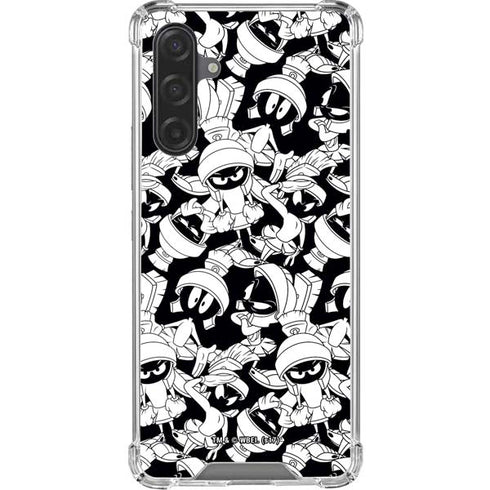 Looney Tunes Marvin Super Sized Pattern Galaxy A17 Clear Case