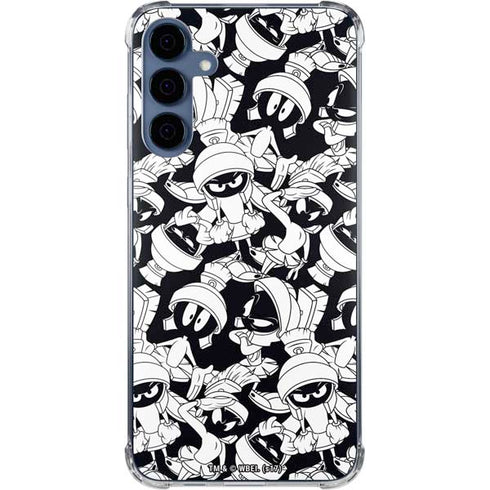 Looney Tunes Marvin Super Sized Pattern Galaxy A55 5G Clear Case
