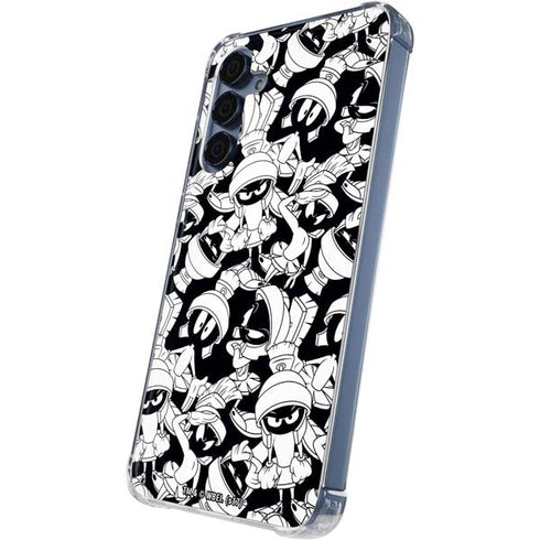 Looney Tunes Marvin Super Sized Pattern Galaxy A55 5G Clear Case