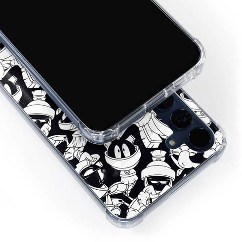 Looney Tunes Marvin Super Sized Pattern Galaxy A55 5G Clear Case