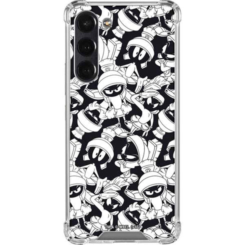 Looney Tunes Marvin Super Sized Pattern Galaxy S24 FE Clear Case