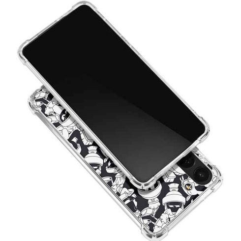 Looney Tunes Marvin Super Sized Pattern Galaxy S24 FE Clear Case