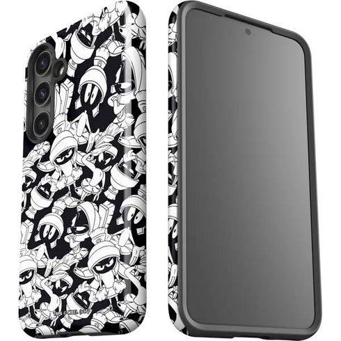Looney Tunes Marvin Super Sized Pattern Galaxy S25 Plus Impact Case
