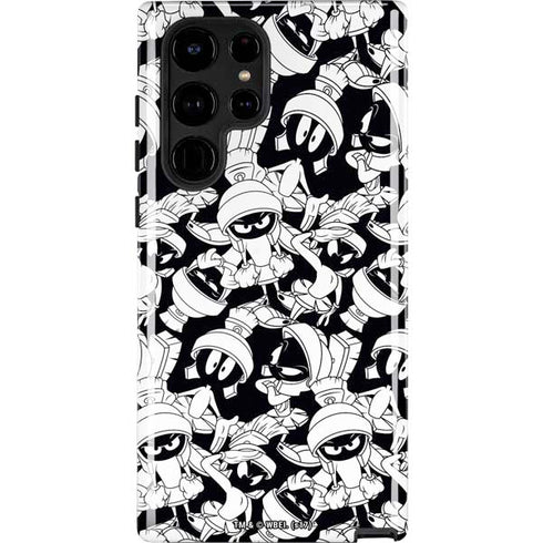 Looney Tunes Marvin Super Sized Pattern Galaxy S25 Ultra Impact Case