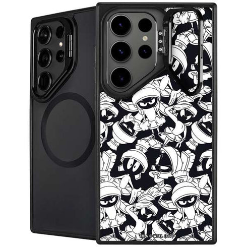 Looney Tunes Marvin Super Sized Pattern Galaxy S24 Ultra Kickstand Case