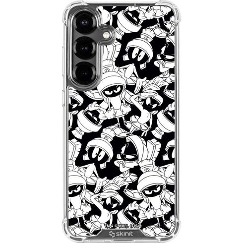 Looney Tunes Marvin Super Sized Pattern Galaxy S26 Clear Case