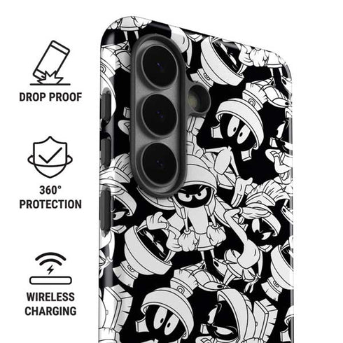 Looney Tunes Marvin Super Sized Pattern Galaxy S26 Impact Case
