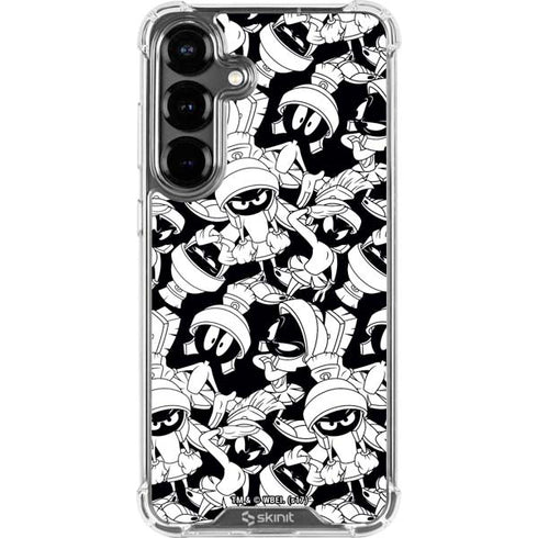 Looney Tunes Marvin Super Sized Pattern Galaxy S26 Plus Clear Case