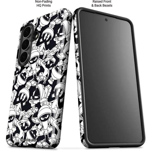 Looney Tunes Marvin Super Sized Pattern Galaxy S26 Plus Impact Case