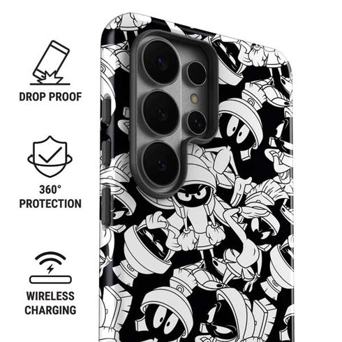 Looney Tunes Marvin Super Sized Pattern Galaxy S26 Ultra Impact Case