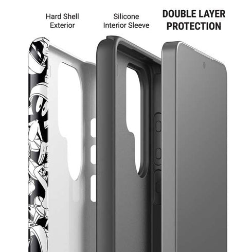 Looney Tunes Marvin Super Sized Pattern Galaxy S26 Ultra Impact Case