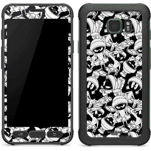 Looney Tunes Marvin Super Sized Pattern Galaxy S7 Active Skin