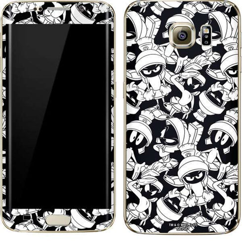 Looney Tunes Marvin Super Sized Pattern Galaxy S7 Edge Skin