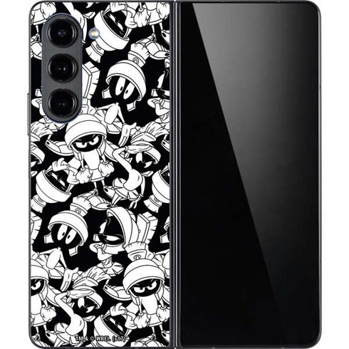 Looney Tunes Marvin Super Sized Pattern Galaxy Z Fold5 5G Skin