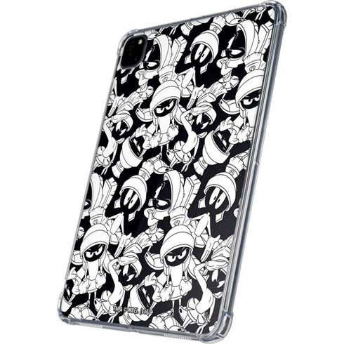 Looney Tunes Marvin Super Sized Pattern iPad Pro 11in (2024) Clear Case