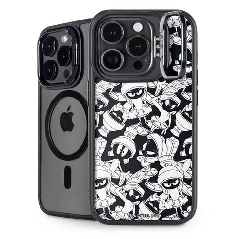 Looney Tunes Marvin Super Sized Pattern iPhone 14 Pro Max Kickstand Case