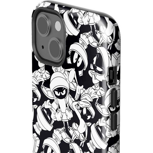 Looney Tunes Marvin Super Sized Pattern iPhone 15 Impact Case