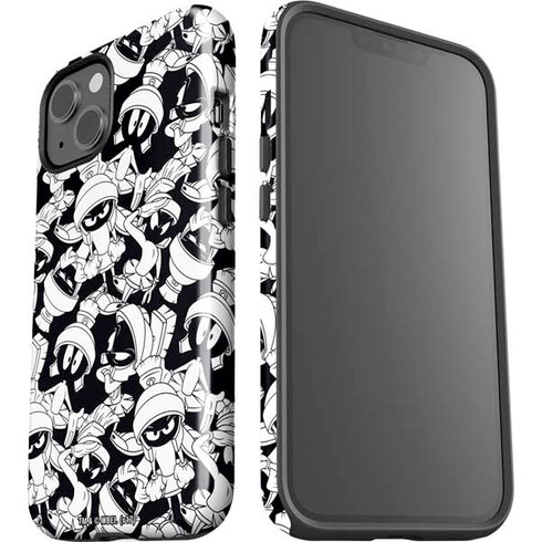 Looney Tunes Marvin Super Sized Pattern iPhone 15 Impact Case