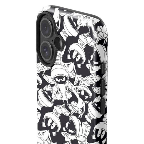 Looney Tunes Marvin Super Sized Pattern iPhone 16 Impact Case