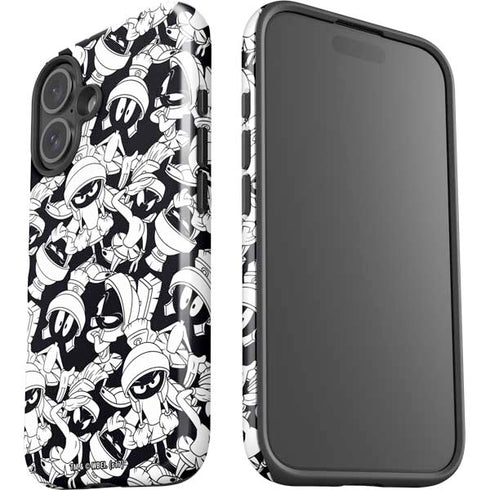 Looney Tunes Marvin Super Sized Pattern iPhone 16 Impact Case